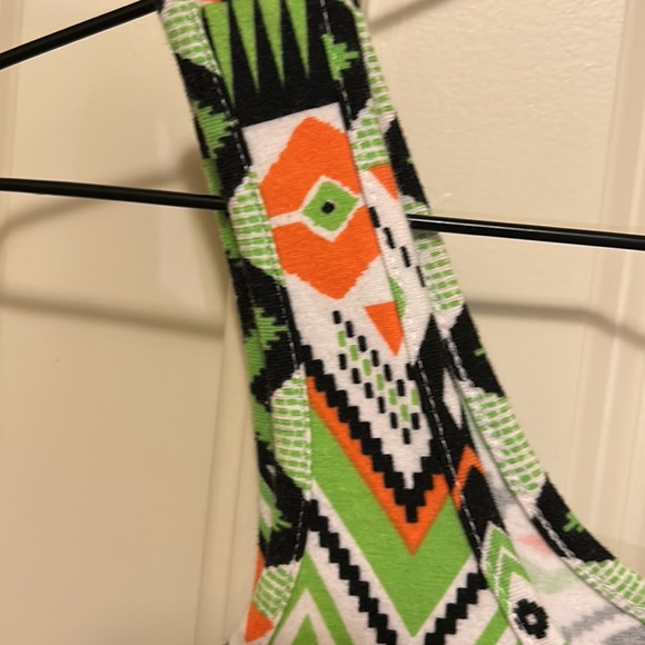 Bongo Abstract Printed Fitted Dress - Picture 4 of 5